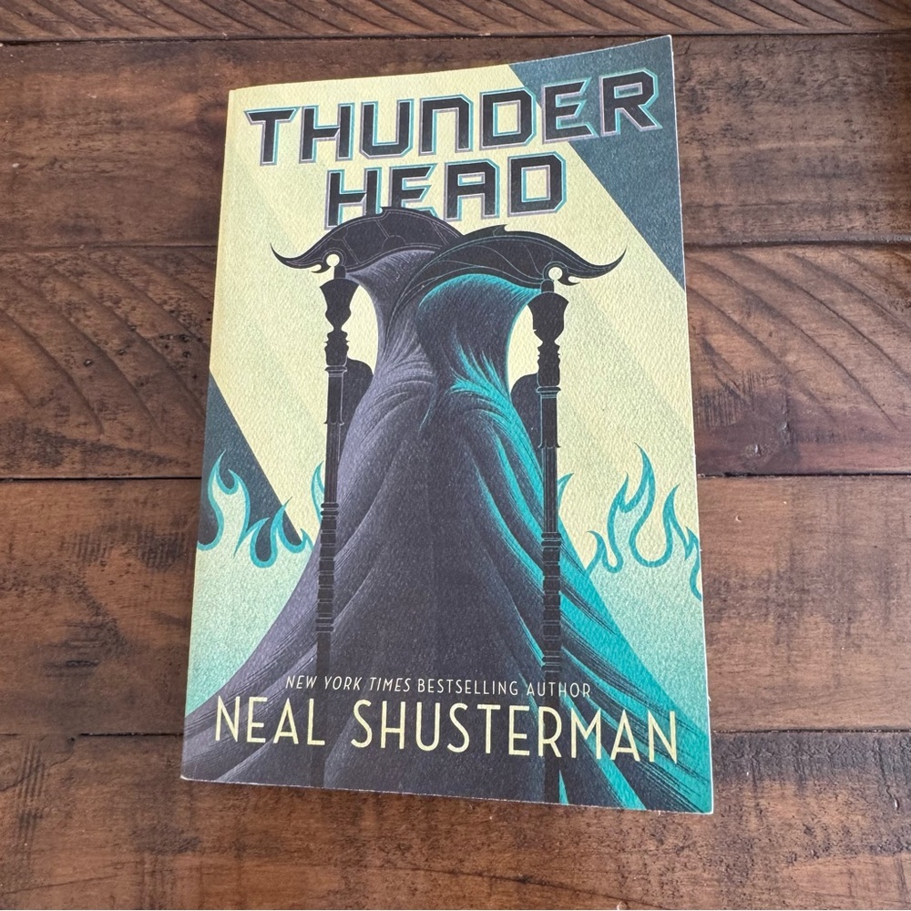 Thunderhead by Neal Shusterman — Teal & Yellow Cover Paperback